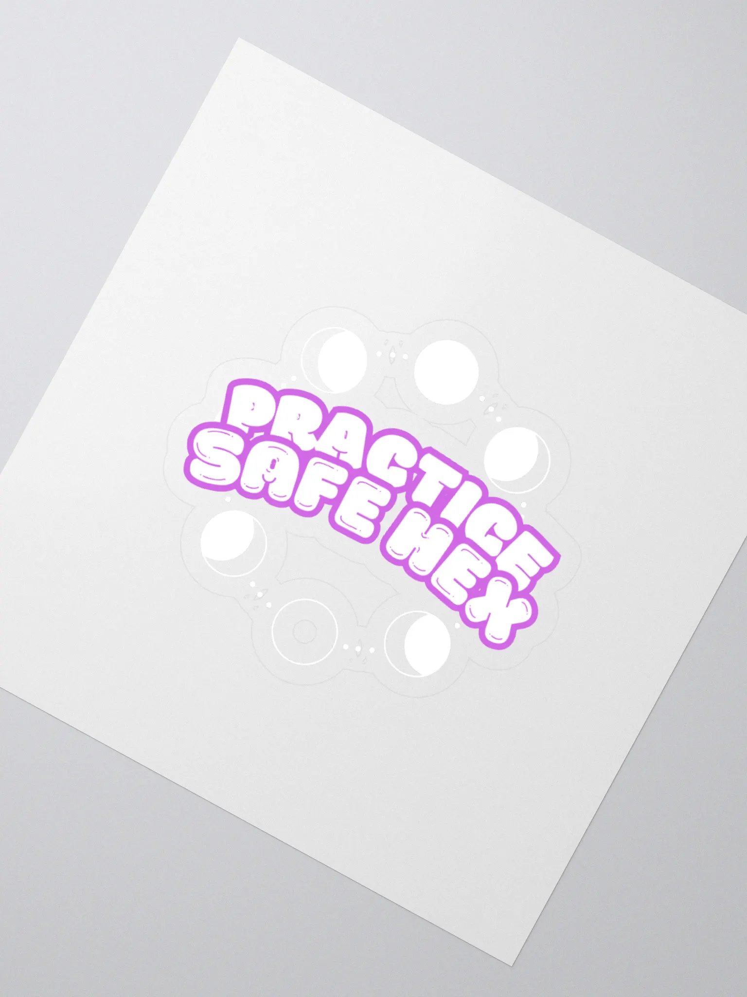 Safe Hex Kiss Cut Stickers product image (2)