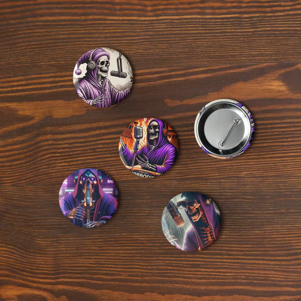 Morbid Set of 5 Pin Buttons product image (9)