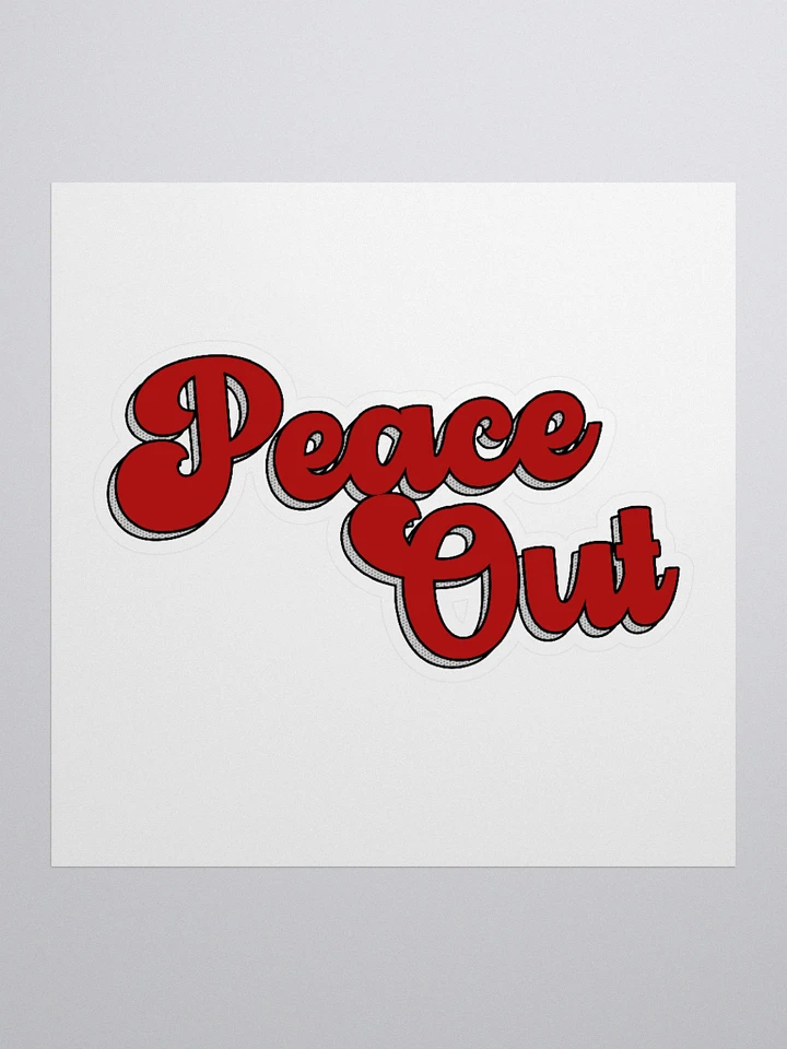 PEACE OUT Sticker product image (1)