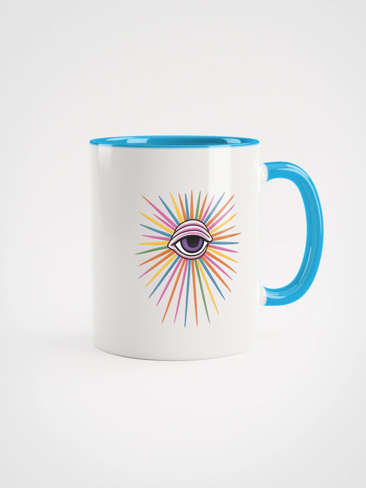 Blue PWR Radiating Eye Mug product image (1)