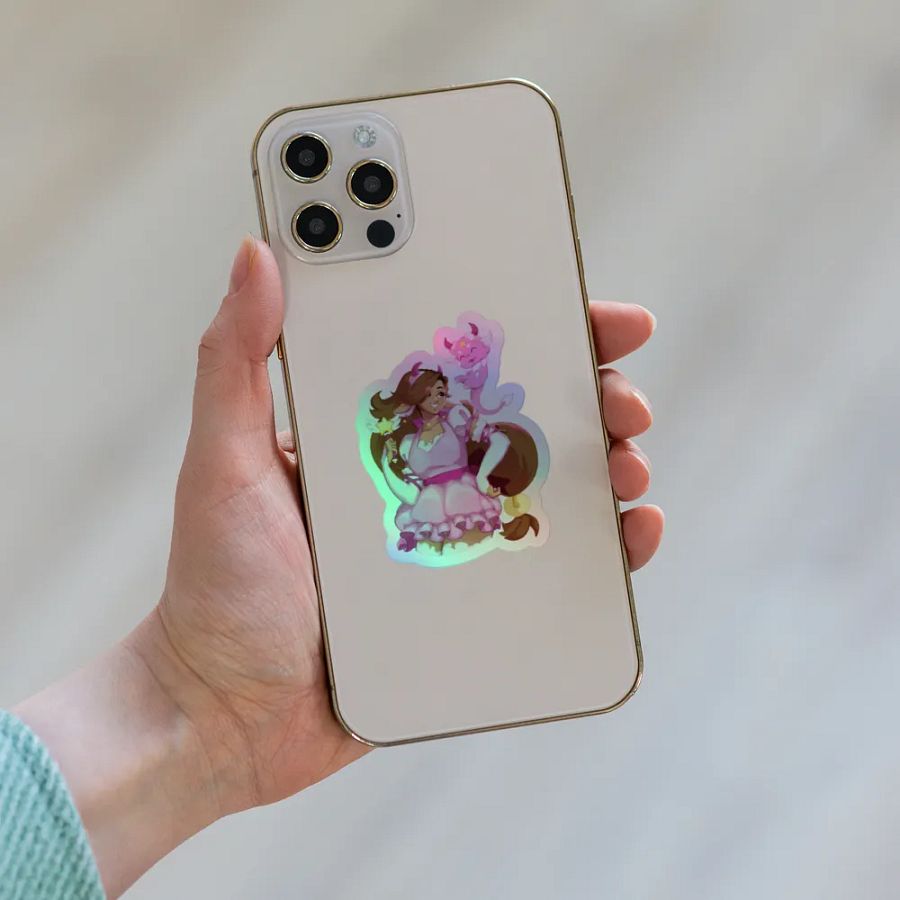 Magical GIrl Michi Holographic Sticker product image (8)
