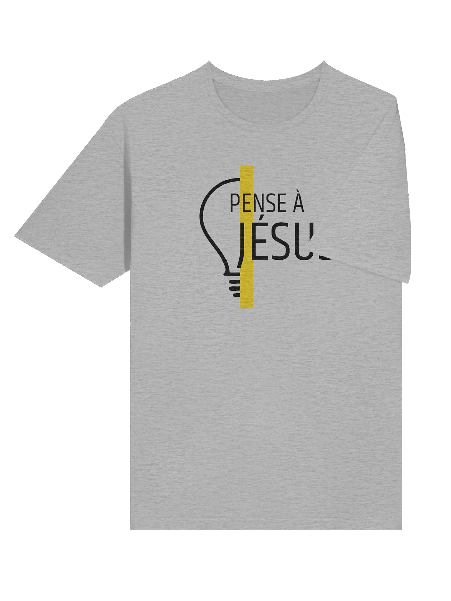 "Pense à Jésus" Evangelism T-Shirt – Share the Gospel in French product image (37)