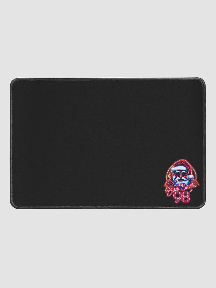 badsanta98 logo mouse mat 12" x 18" product image (1)