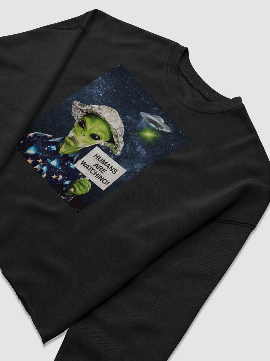 Extraterrestrial Warning Crop Sweatshirt Bella+Canvas (Women's) product image (14)