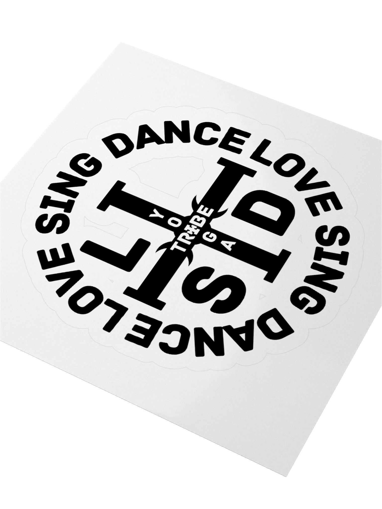 LSD "Love Sing Dance" Yoga Sticker product image (3)