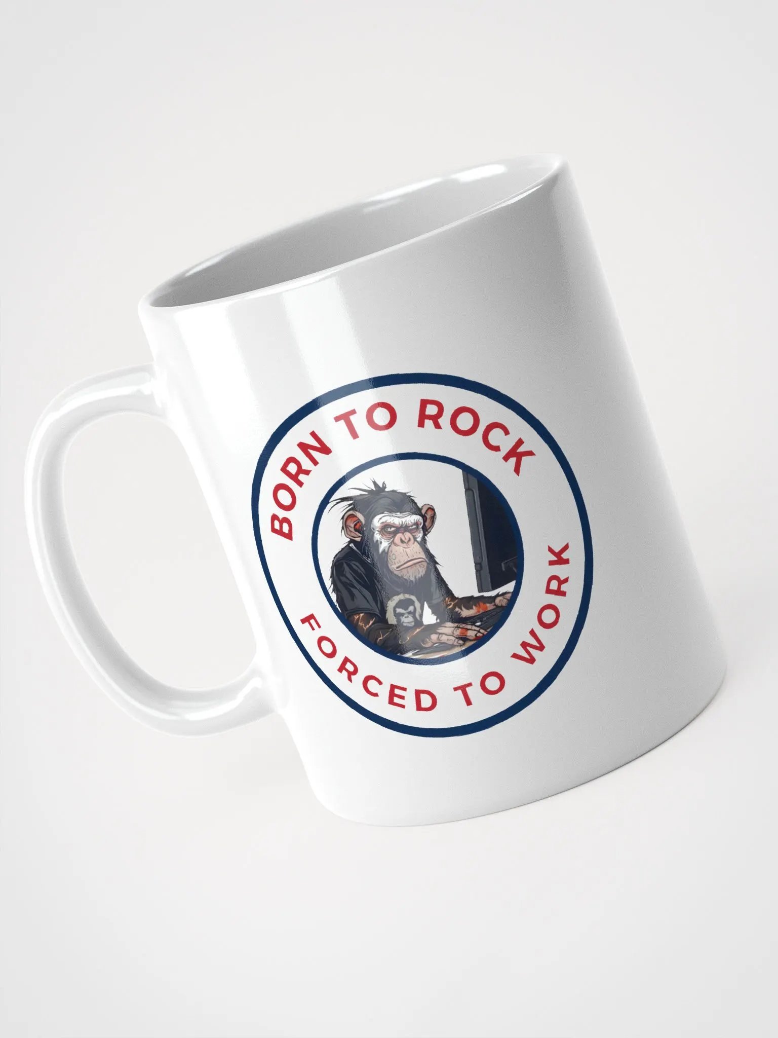 Born to Rock Forced to Work Mug product image (3)