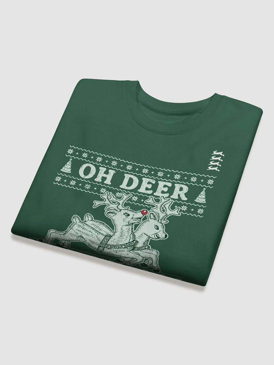chfpar Friends / BRIGADE OH DEER CHRISTMAS IS HERE Crewneck Sweatshirt product image (4)