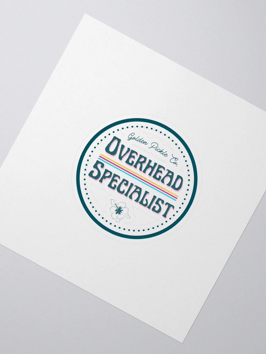 Overhead Specialist Kiss Cut Stickers product image (8)
