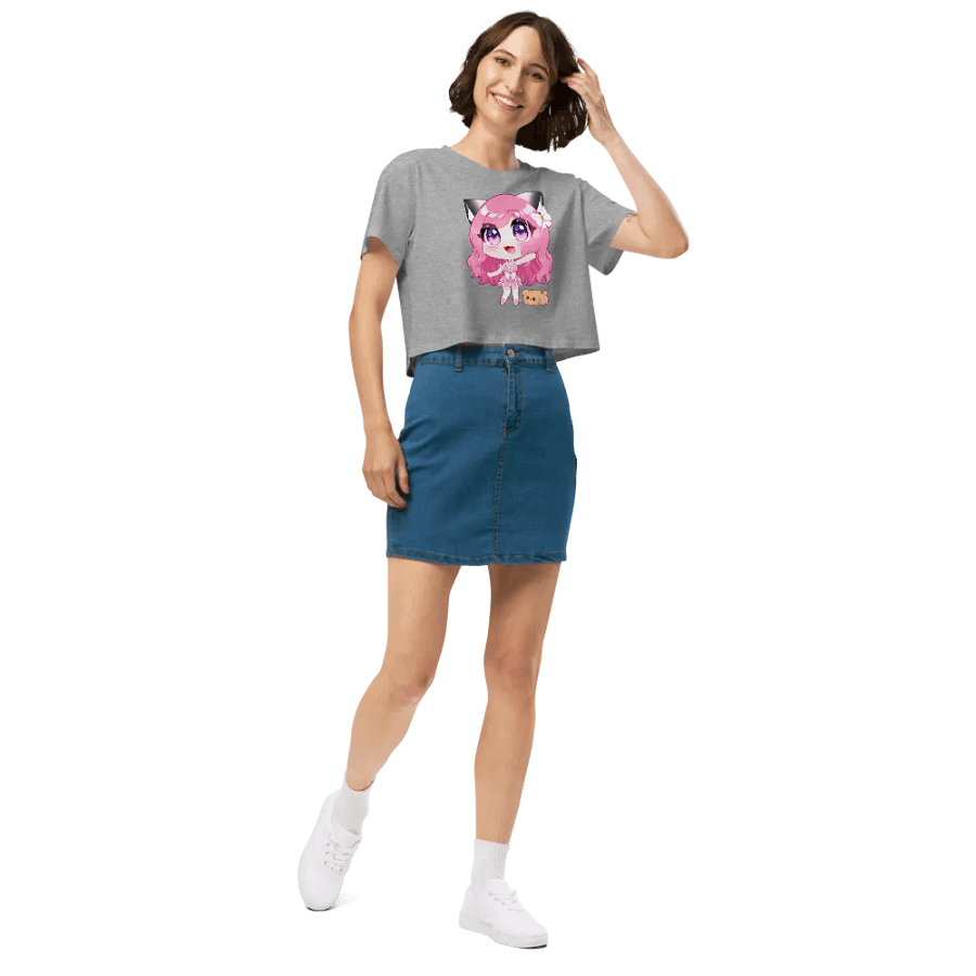 'Hallo!' Chibi Cropped Tee product image (10)