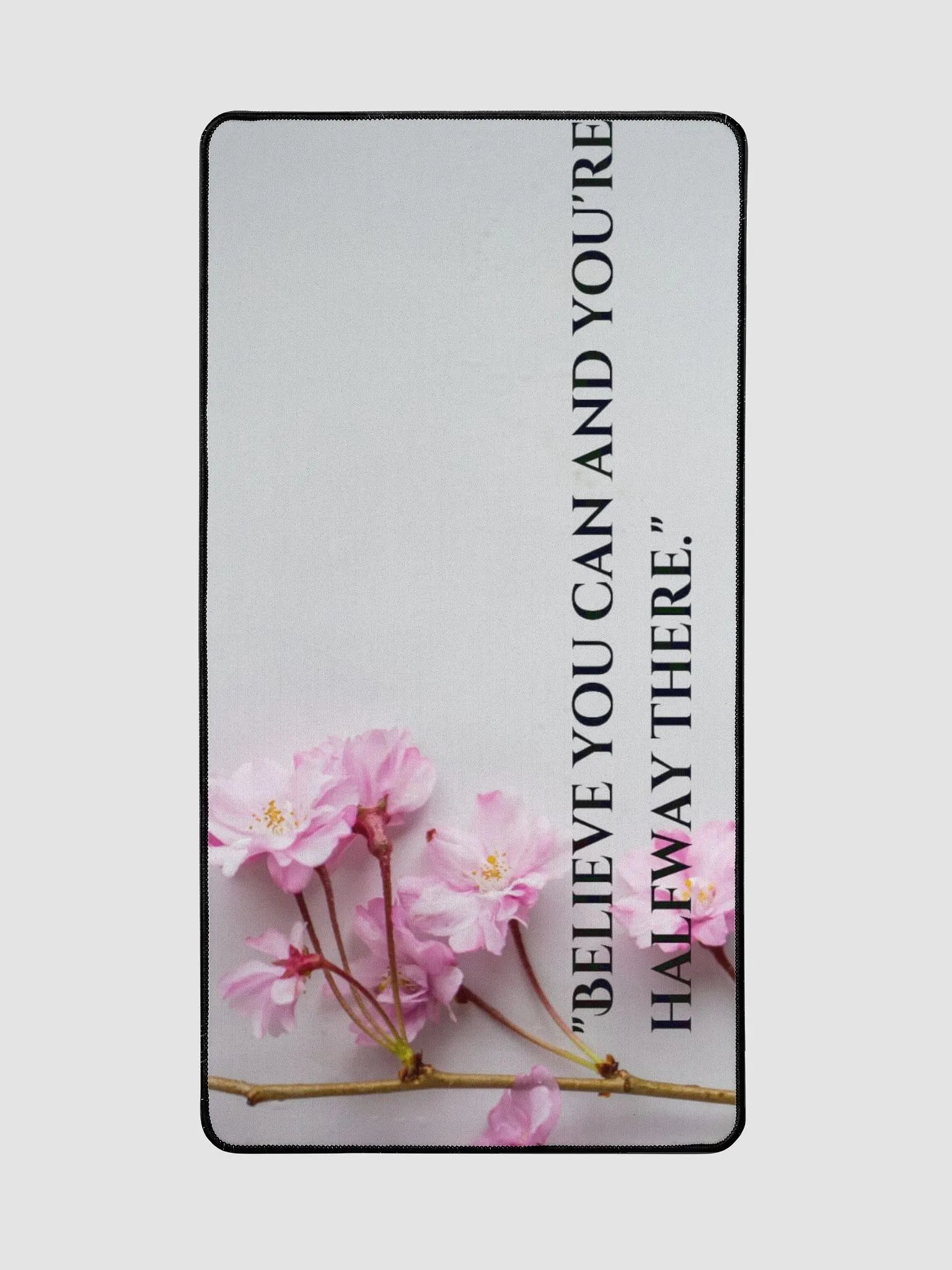 Believe Cherry Blossom Desk Mat product image (2)