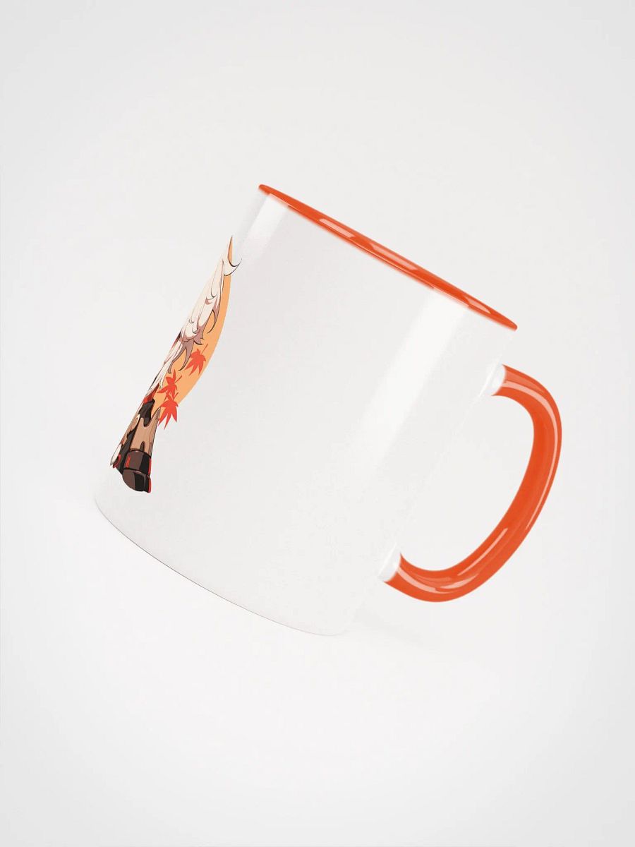 Kazuha Genshin Impact Ceramic Mug – Orange Handle & Interior product image (5)
