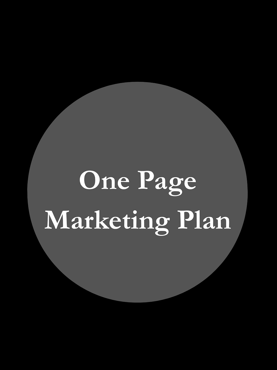 One Page Marketing Plan product image (1)