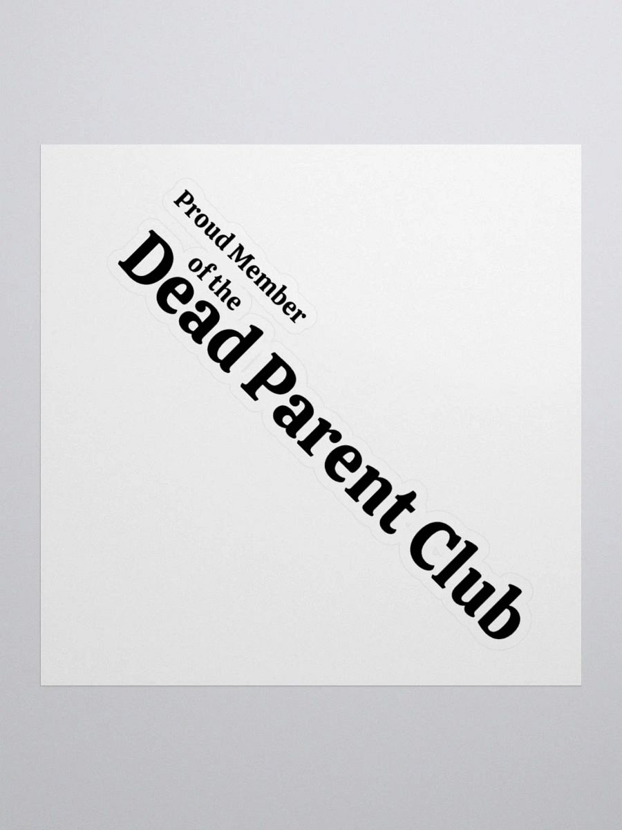 Dead Parent Club Sticker product image (1)
