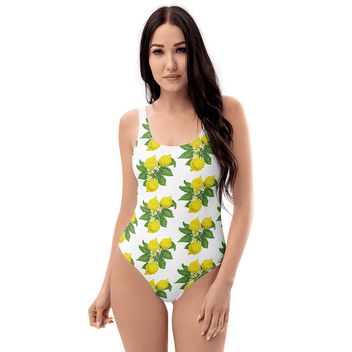 Lemon Love White One-Piece Swimsuit product image (1)