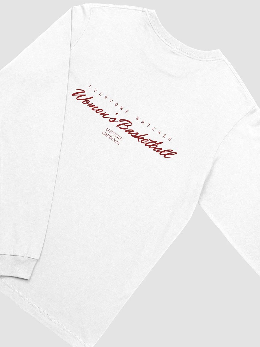Everyone Watches Women's Basketball Long Sleeve - Modern Logo product image (4)
