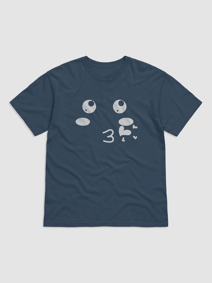 Flying Kiss Smiley Design Garment-Dyed Heavyweight T-Shirt, Unisex T-Shirt, Spring Apparel, Animal Lover Tee, Cute Graphic Shirt product image (90)
