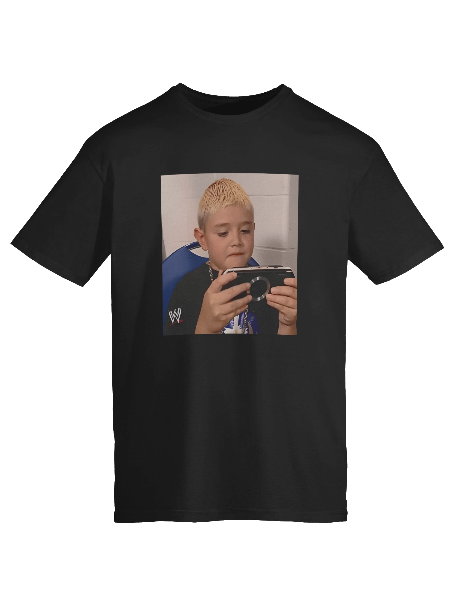 Young Mysterio Playing PSP T-shirt product image (6)