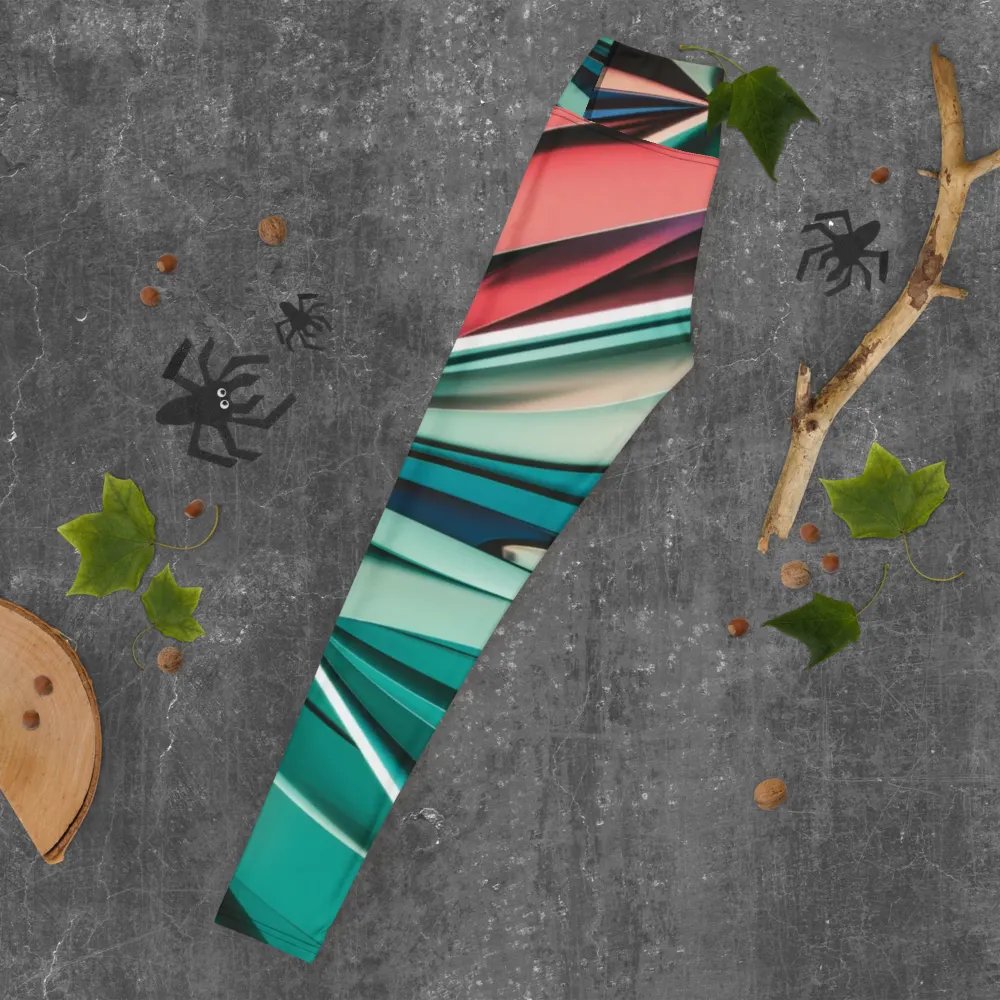 TDS Music Women's Yoga Leggings - Vibrant Abstract Design product image (3)