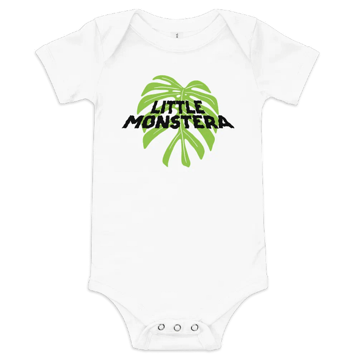 LITTLE MONSTERA onesie (3-24 months) product image (1)