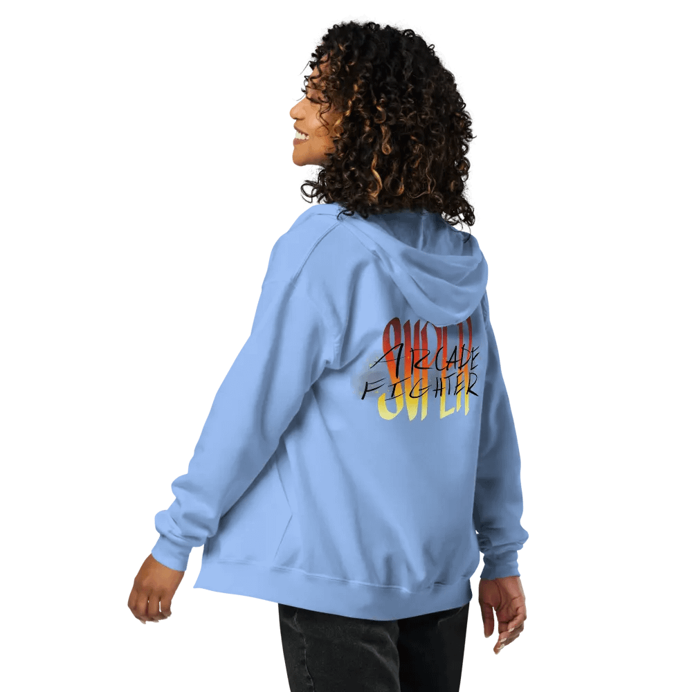 Unisex SUPER Arcade Fighter Zip-Up Hoodie product image (33)
