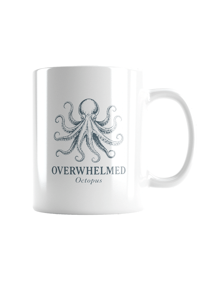Overwhelmed Octopus Ceramic Mug product image (2)