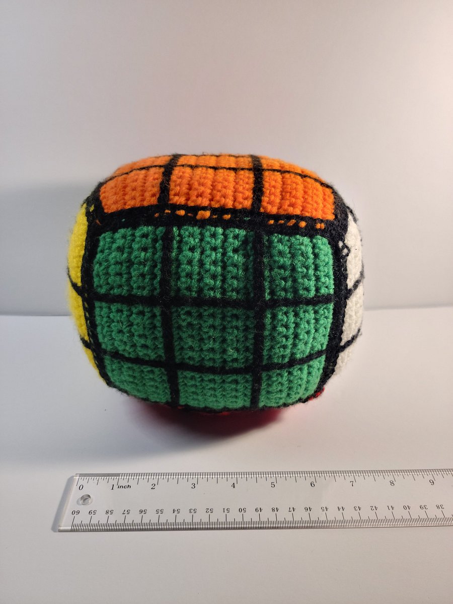Handmade Amigurumi Cube Stuffed Animal/Pillow product image (1)