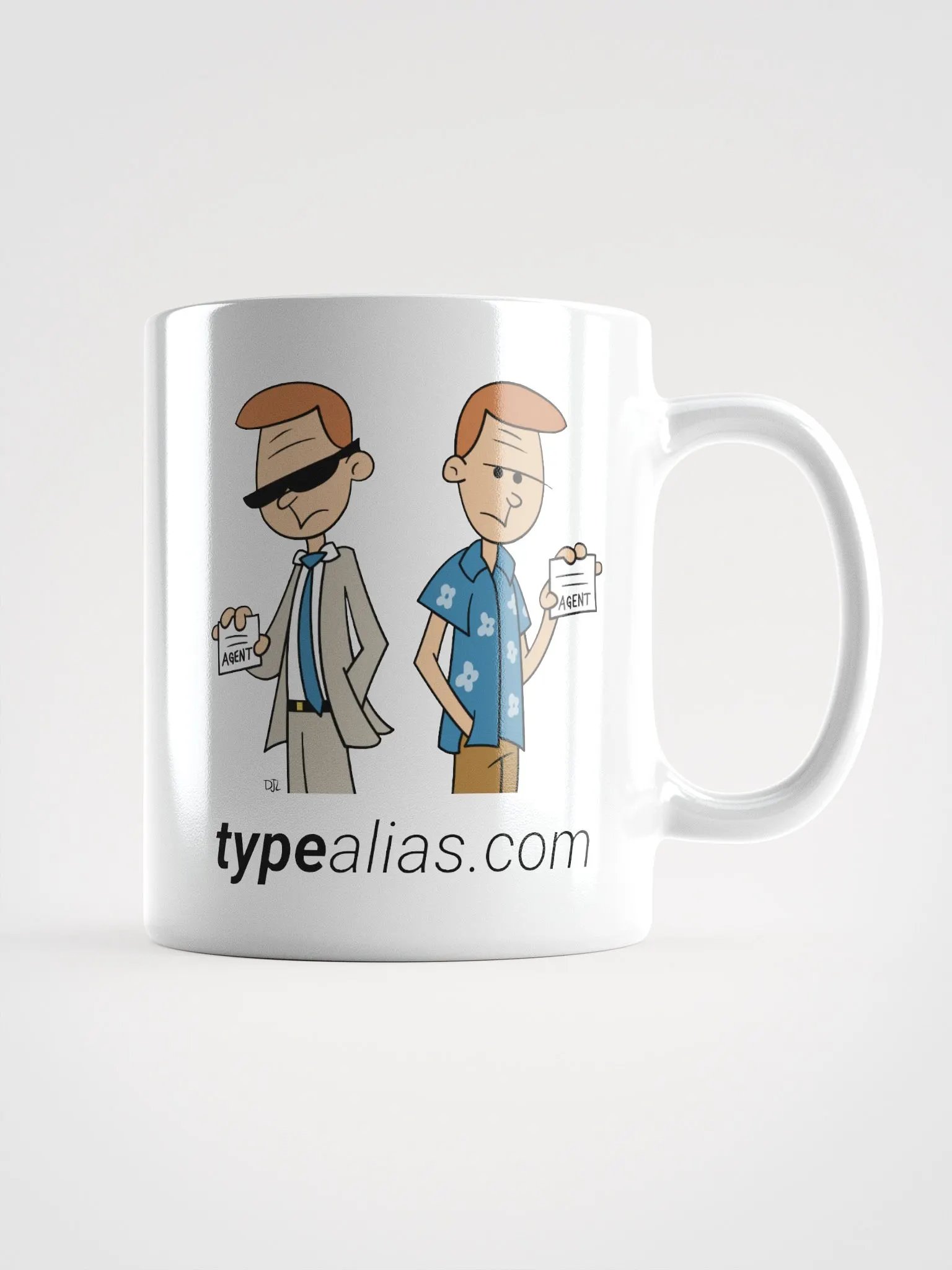 TypeAlias.com Secret Agent Mug product image (1)
