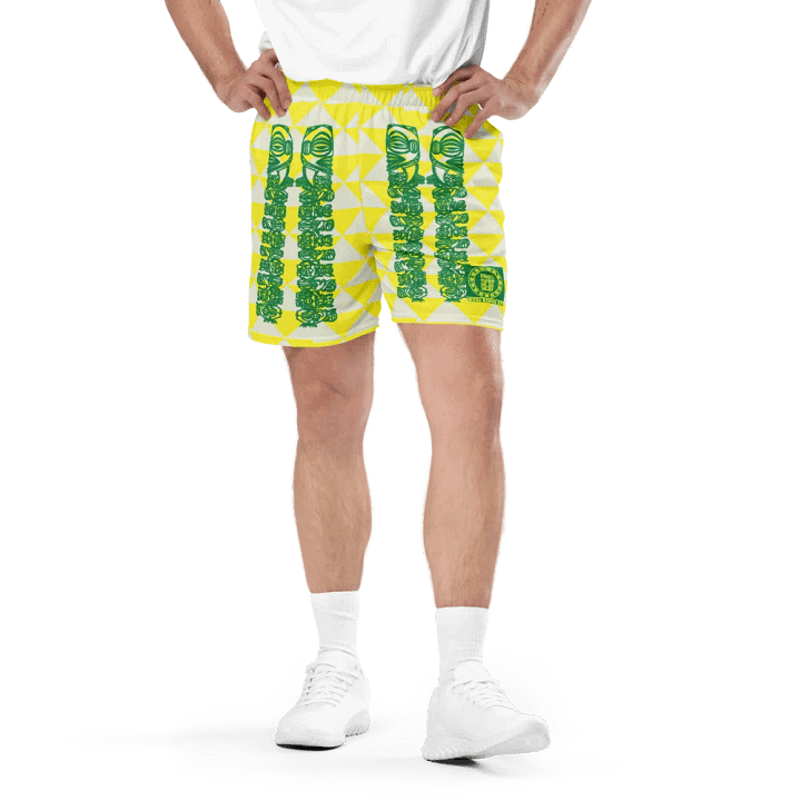 Symmetric Spirals Unisex TIKI Mesh Shorts product image (1)