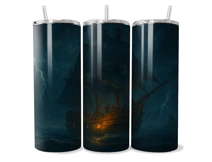 Donkey Kong – Pirate Ship “Tempest Voyage” 20oz Stainless Steel Tumbler product image (1)