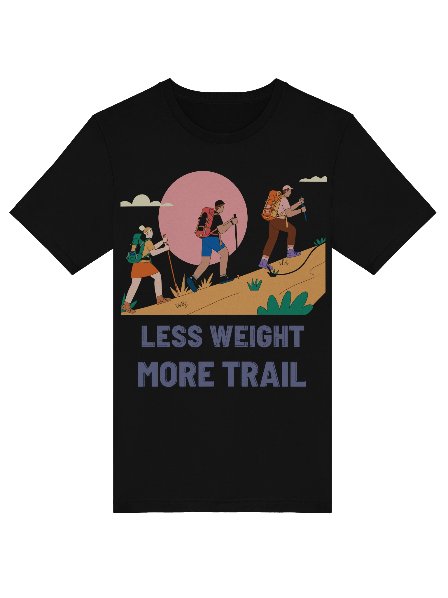 LESS WEIGHT, MORE TRAIL ULTRALIGHT BACKPACKING TEE product image (30)