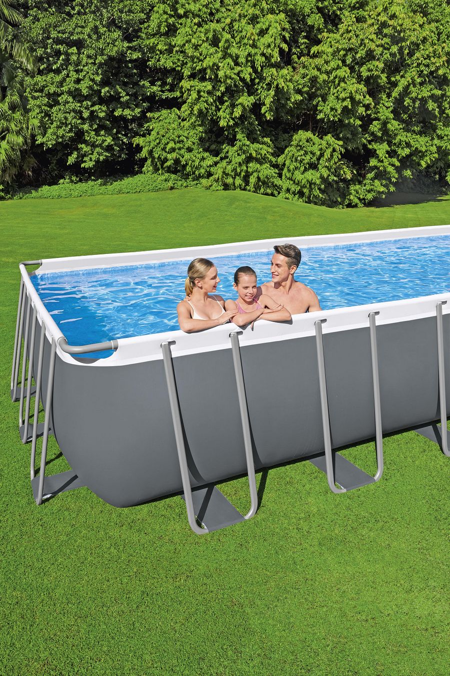 5612B Power Steel 21 ft x 9 ft x 4.3 ft (Rectangular Pool Set) product image (2)
