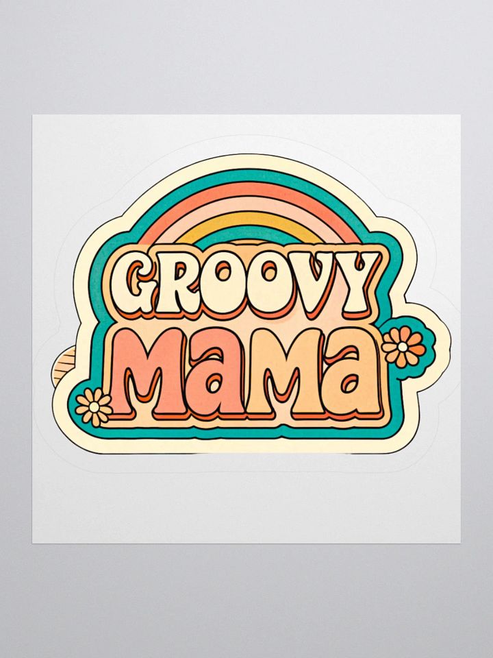 Retro Groovy Mama Sticker Set product image (1)