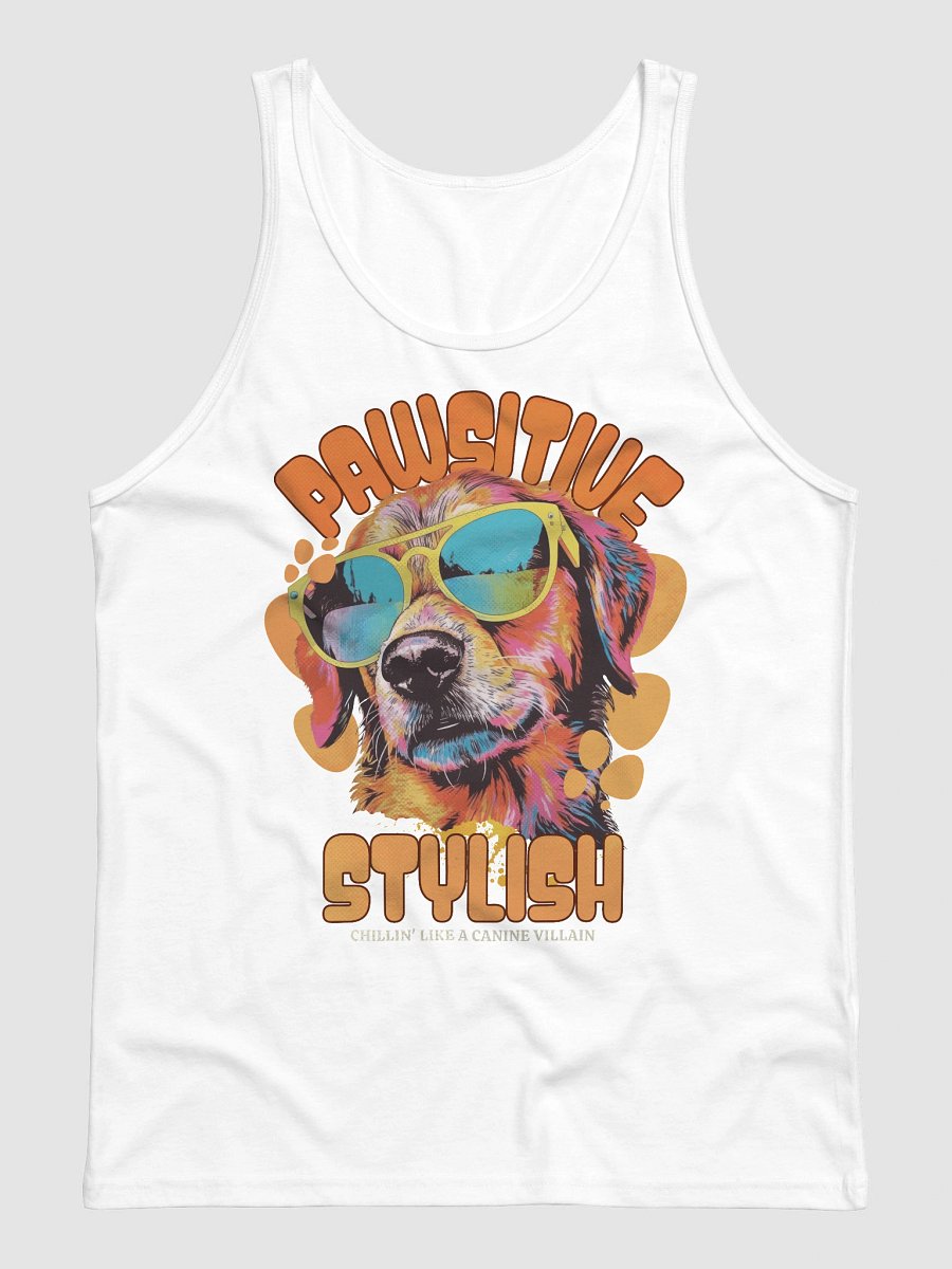 Pawsitive Stylish | Jersey Tank by Bella+Canvas product image (2)
