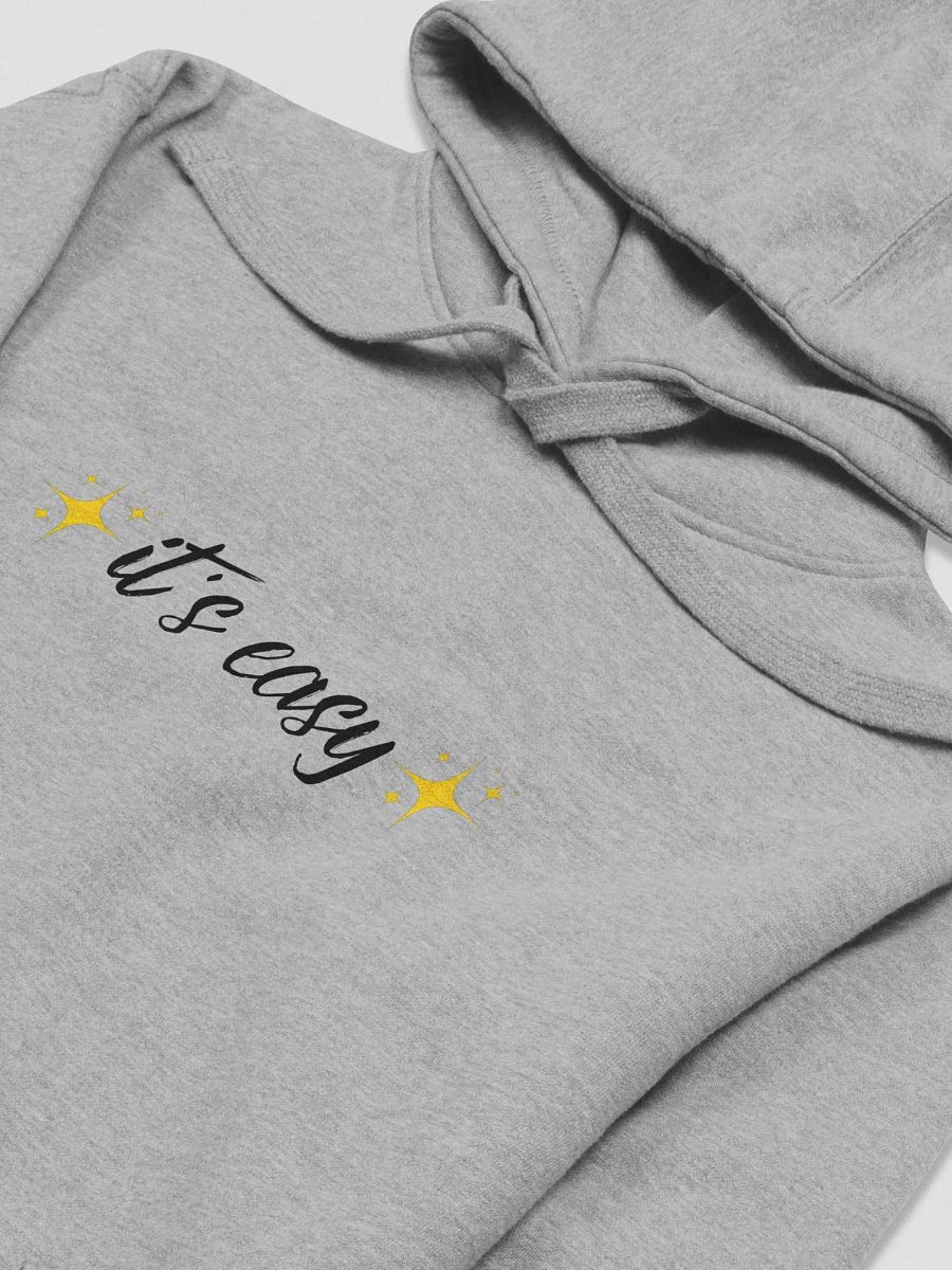 It's Easy Hoodie (gray, pink, blue & white) product image (1)