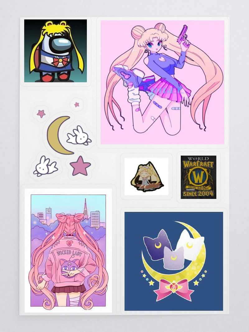 Moonie Sticker Sheet 1 !!!