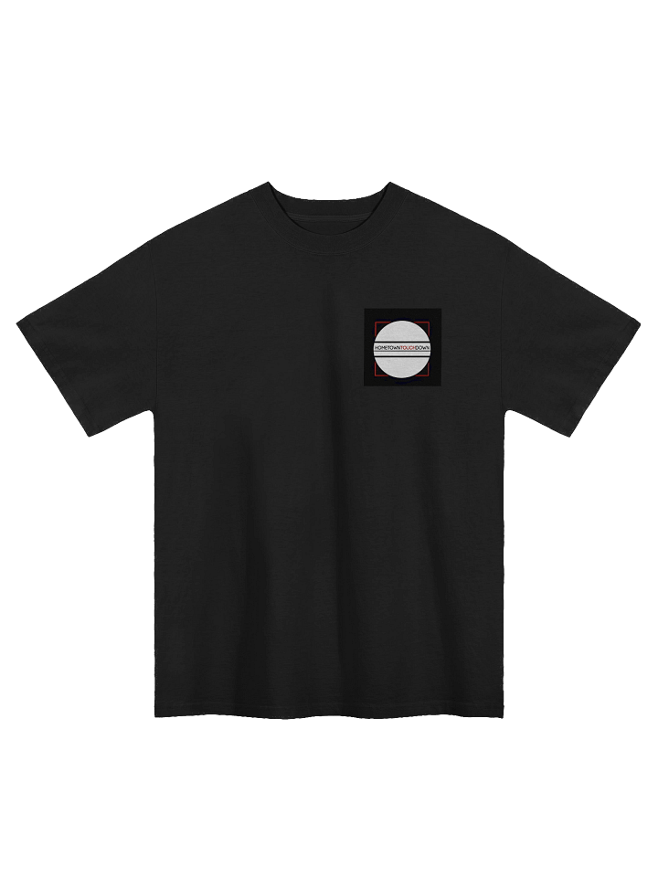 HOMETOWN TOUCHDOWN Circle Design Oversized Tee product image (1)