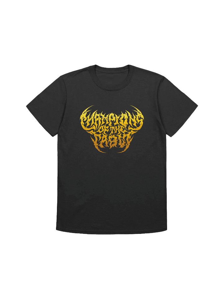 Champions of The Table - Black Metal Alt Logo Tee product image (1)