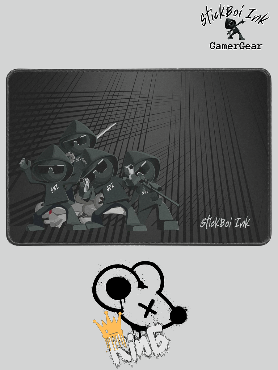 18 x 12in Gaming Mouse Mat v3 – StickBoi Ink product image (1)