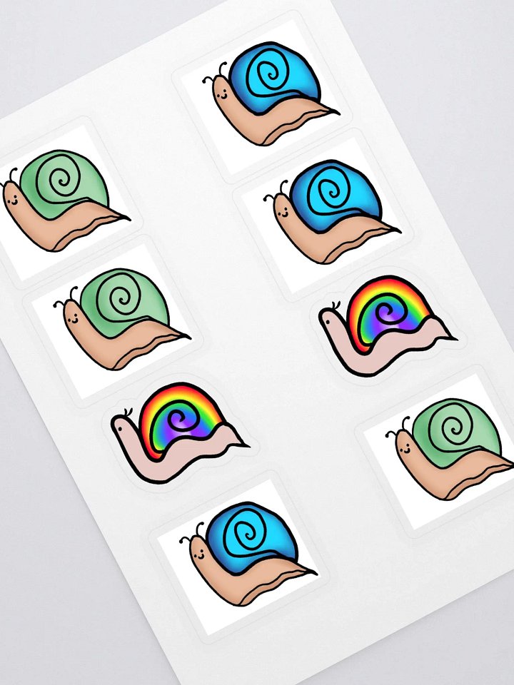 Snail Sticker Sheet product image (1)