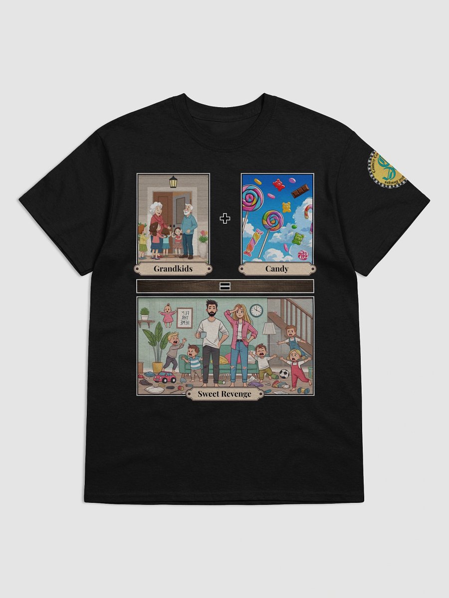 Grandkids + Candy = Sweet Revenge (Both) Gildan Heavyweight T-Shirt Colors (1) product image (1)