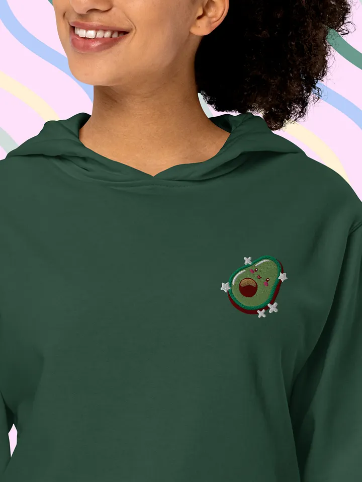 Cute Avocado Face Midweight Hoodie product image (2)