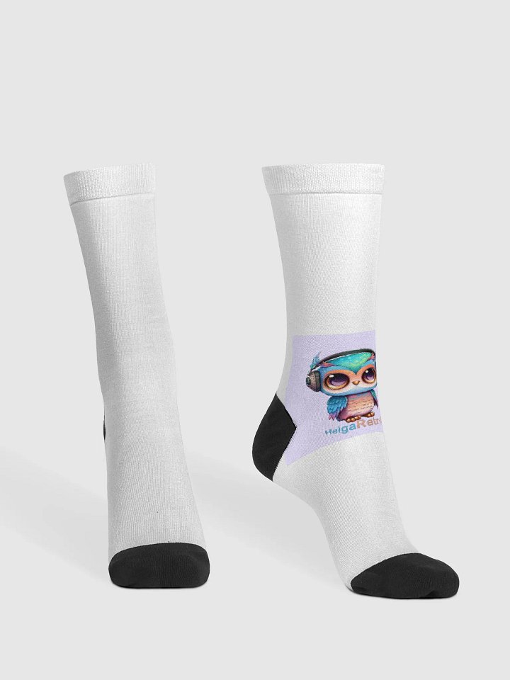 EcoChic Art Crew Socks product image (2)