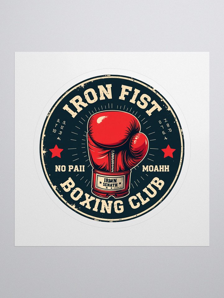 Iron Fist Boxing Club Sticker Set product image (1)