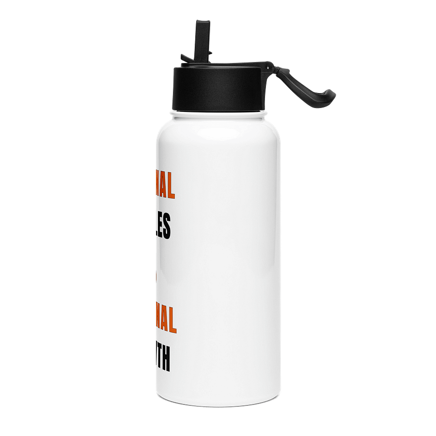 Internal Battles. External Growth. – Motivational Water Bottle product image (3)