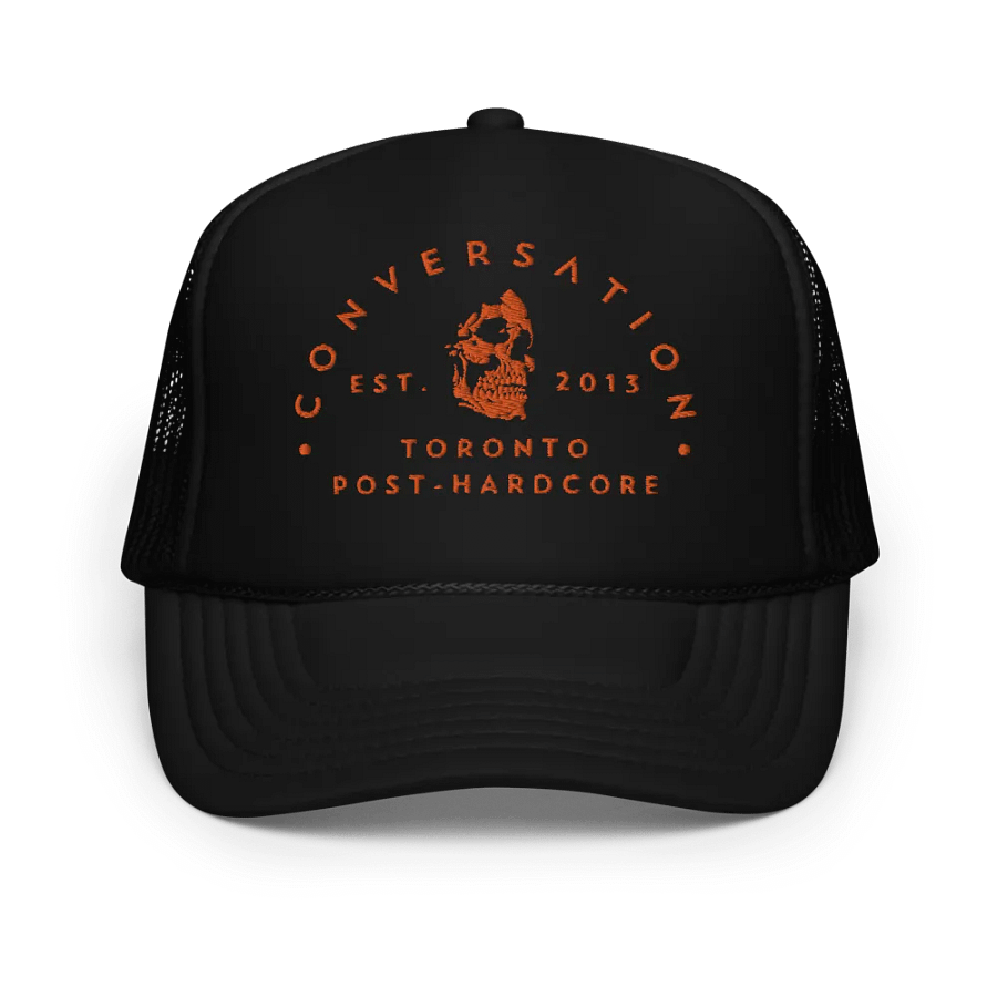 EST. 2013 TRUCKER HAT BLK/ORG product image (1)