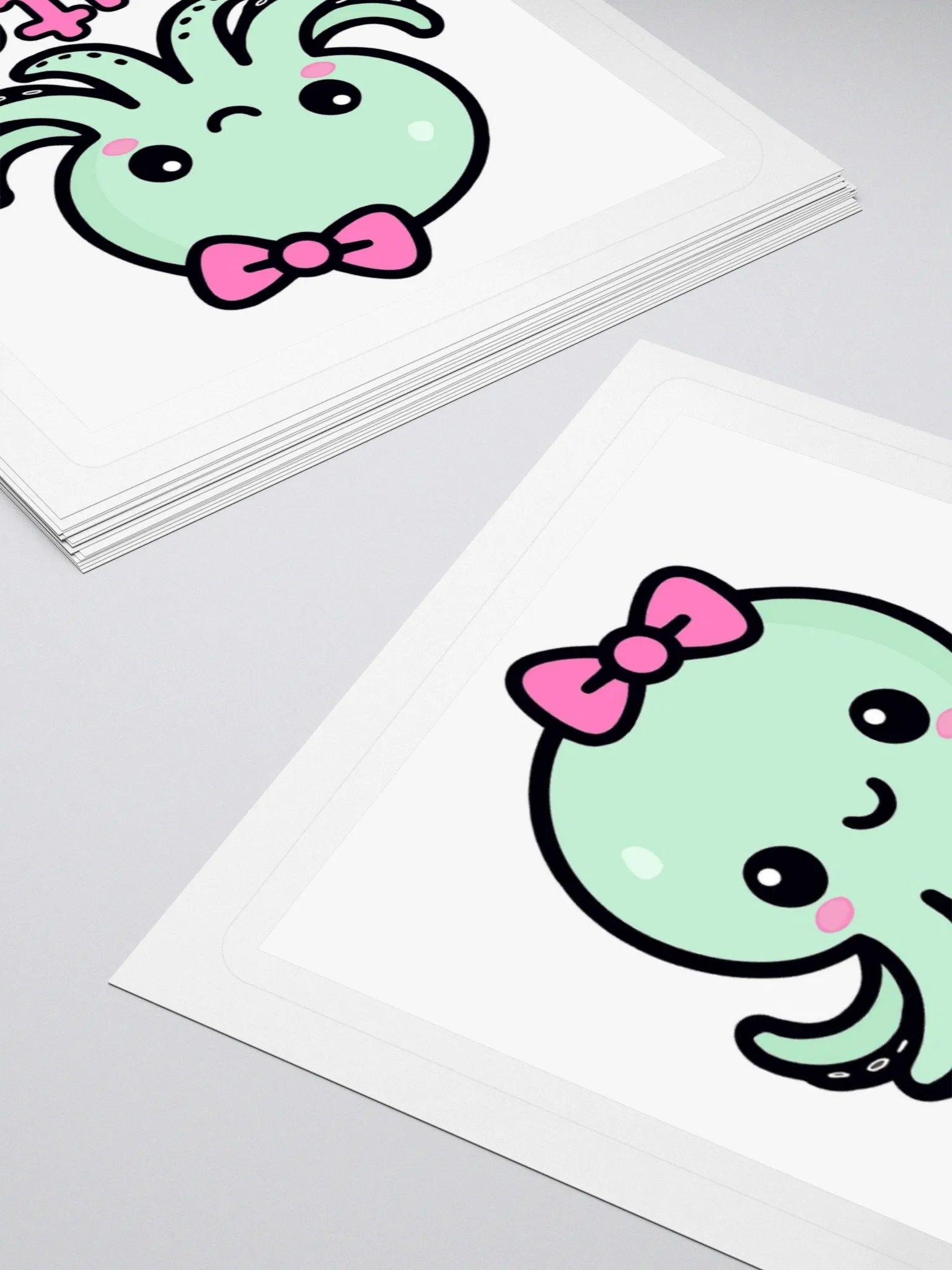 Cute Octopus Kiss Cut Sticker product image (11)