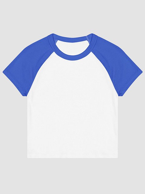 Photo showing Bella+Canvas Women's Micro Rib Raglan Baby Tee