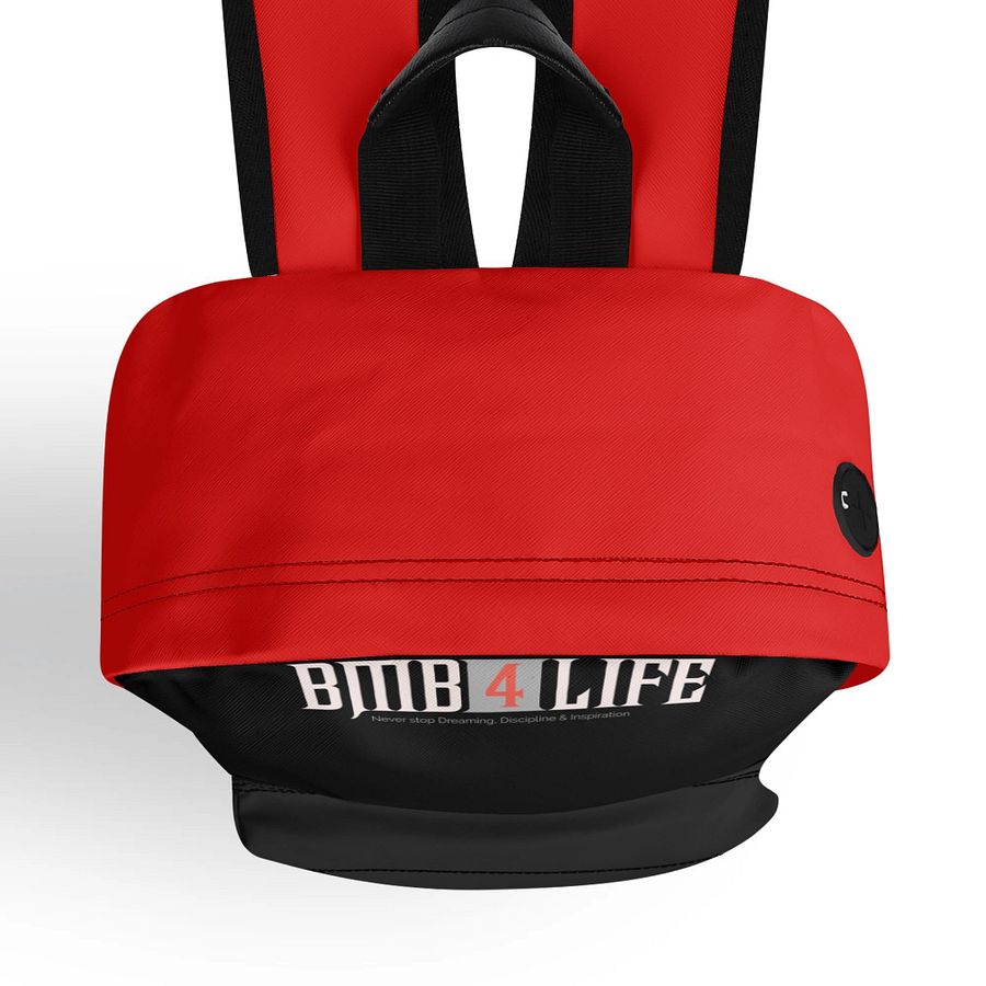 17 Inch Twill TEAMBMB Leather School Backpack product image (3)