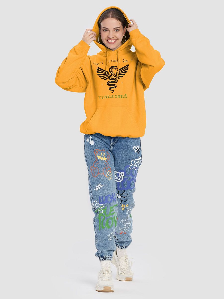 Can't Tread On Me Transcend (Black on Gold) Hoodie product image (8)