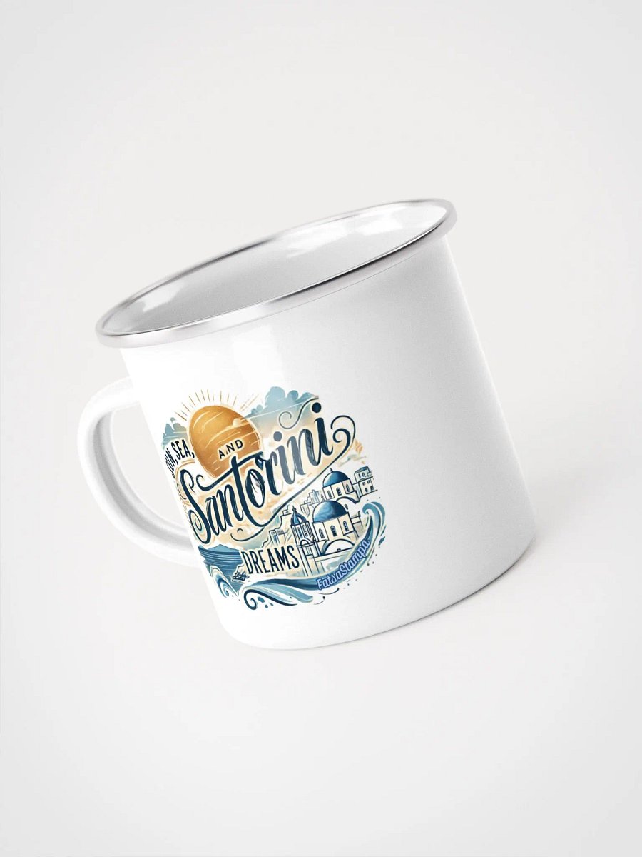 Santorini Dreams Enamel Mug product image (4)